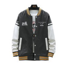 Весна 2021, куртка в стиле хип-хоп с цветными вставками, уличная одежда в стиле Харадзюку, куртка-бомбер, мужская бейсбольная куртка унисекс, ZA500 2024 - купить недорого