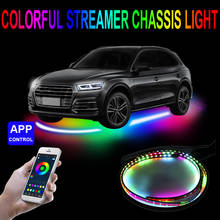 Car UnderglowLED Light APP Control Car Chassis Neon Atmosphere Light Waterproof Flexible Flowing RGB Multicolor LED Strip 2024 - buy cheap