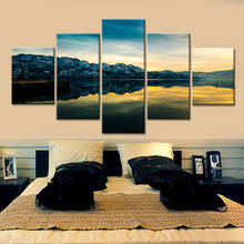 Embelish Modern Canvas Art Painting Frame Room HD Printed Wall Art Pictures 5 Panel Old Caldera Scenery Abstract Poster Home Dec 2024 - buy cheap