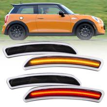 4pcs Smoke Lens Led Fender Side Marker Lights For Mini Cooper Gen3 F55 F56 F57 Amber Front/ Red Rear Turn Signal Indicators Lamp 2024 - buy cheap