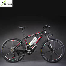 X-front-bicicleta eléctrica de montaña, bici de montaña con batería de litio de 48V, 500W, 20A, 27 velocidades, Original 2024 - compra barato