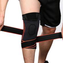 1 peças suporte ao joelho bandage protector esportes fitness joelheiras cintas elástico náilon correndo basquete compressão manga 2024 - compre barato