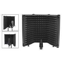 Professional High Density Microphone Isolation Shield 3 Stage Wind Screen Filter 2024 - buy cheap
