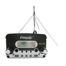 FMUSER FU-7C 7W FM Broadcast Radio Transmitter + GP100 1/4wave Antenna  + Power Adapter for Church, Community 2024 - buy cheap