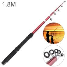 Telescopic Fishing Rods 1.8m Glassfiber Telescopic Fishing Rod Sea Pole Travel Sea Rock Rods  Hot 2024 - buy cheap