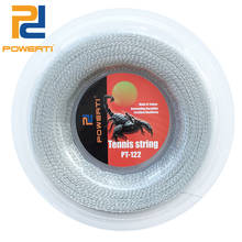 Powerti теннис String-1.30mm нейлон высокой эластичностью прочный теннисные струны для ракеток 200 м Теннисный тренажер мяч машины для синтетического волокна 2024 - купить недорого
