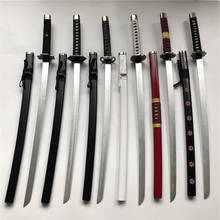 Косплей Зоро меч оружие аниме вооруженная Катана Эспада деревянный нож ниндзя самурайский меч реквизит игрушки для подростков 100 см 2024 - купить недорого
