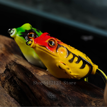 1Pcs 5.5cm 12g Soft Water Frog Fishing Shape Crank wobbler for Fly Frogs Fishing Soft Tube Artificial Bait 2024 - buy cheap