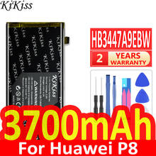 Batería de alta capacidad de 3700mAh para teléfono móvil Huawei Ascend P8, batería de polímero de litio potente para GRA-L09, GRA-UL00, GRA-UL10, HB3447A9EBW 2024 - compra barato