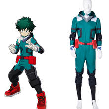 Disfraz de My Hero Academia Boku no Hero Academia, Midoriya, Izuku Deku, accesorio de cinturón, Mono para Halloween y Navidad 2024 - compra barato