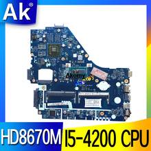 E1-572G mainboard para For Acer E1-572 V5-561G placa-mãe v5we2 LA-9531P I5-4200 cpu hd8670m gpu trabalho de teste 100% original 2024 - compre barato