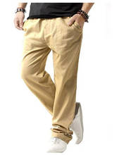 Pantalones de estilo clásico para hombre, Pantalón de algodón fino, siete tipos, informal, de negocios, Color sólido, elástico 2024 - compra barato