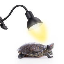 Рептилия лампа теплоты легкого применения Черепаха Лампа теплоты легкого применения Basking лампа нагреватель регулируемый с зажимом для рептилий ящерица аквариум для черепахи лампочками 2024 - купить недорого
