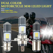 Lâmpadas led ba20dcanbus para farol de moto, luz de neblina com feixe baixo, 12v, 6000k, h6, p15d, h6w, h4 2024 - compre barato