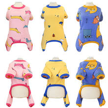 Cartoon Dog Pajamas For Large Dogs Coat Pet Clothes for Cat Costume Dog Jumpsuit Warm Cat Pyjama Sleepingwear Chihuahua Shirt 2024 - buy cheap