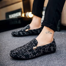 Casual Shoes Men New Fashion Slip-On Mens Loafers Soft Comfortable Canvas Shoes Male Footwear Wedding Party Flats Sneakers69 2024 - buy cheap