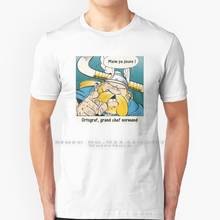 Ortograf-Camiseta de algodón 100% puro, prenda de vestir, para la ortografía francesa, Normandía, Normand, vikingos, idioma francés, enseñanza de la lengua, Astérix, Obelix 2024 - compra barato