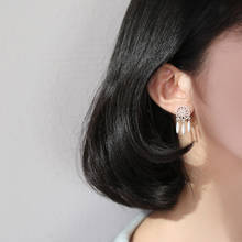 New Arrival Korean Cute Dream Catcher Feather Tassels Stud Earrings Dreamnet Sweet Fashion Jewelry 925 Sterling Silver Women 2024 - buy cheap