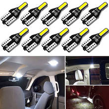 10pcs T10 W5W Led Bulb Auto Led Interior Light for  911 918  Macan Panamera Cayman Carrera Boxster 2024 - buy cheap