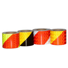 MIndustrial HoneyComb Pattern Conspicuity 5CMx300CM Reflective Tape Outdoor Arrow Twill Design Hazard Warning Sign Caution Tape 2024 - buy cheap