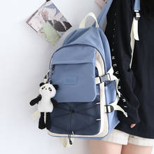 Mochila moderna japonesa para hombre y mujer, morral de hombro de gran capacidad, mochilas escolares para ordenador portátil, 15,6 2024 - compra barato