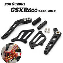 Reposapiés trasero de aluminio para motocicleta, palanca de cambio de marchas de freno y ala para Suzuki GSXR600, GSX-R, GSXR 600, 2006-2010 2024 - compra barato