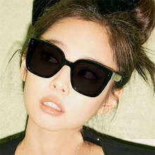 Polorized Black Square Sunglasses 2020 Fashion Designer Shades For Women Summer Driving Glasses Korean UV400 Protection 2024 - buy cheap
