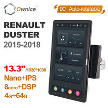 Sistema multimídia automotivo, 1din, android 10.0, com rádio, hdmi, 2015x2018, android 13.3, para renault duster 2024 - compre barato