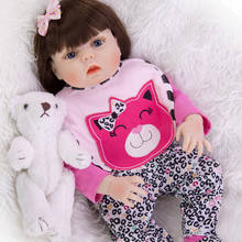 Реалистичная силиконовая кукла-младенец, 23 дюйма, 57 см 2024 - купить недорого