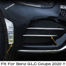 Передние противотуманные фары для бровей/воздухозаборник Совок капюшон Vent передний капот Vent Крышка отделка подходит для Mercedes-Benz GLC Coupe 2020 2021 2024 - купить недорого