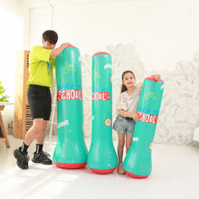 Inflatable Boxing Column Children Tumbler Punching Bag Fitness Inflatable Sandbag Kids Home Gym Fitness Boxing Fight Training 2024 - buy cheap