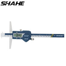 shahe 0-150 mm digital caliper stainless steel double hooks digital depth vernier caliper digital caliper 150mm 2024 - buy cheap