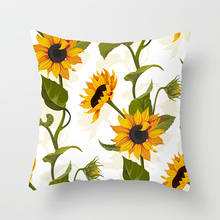 45x45cm Living Room Cushion Cover Sofa Waist Pillow Covers Sunflower Pillowcase Home Decor Creative Office 2024 - buy cheap