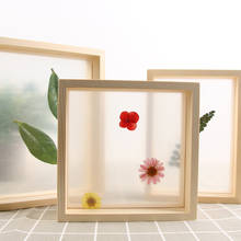 1PC Vintage Wooden Photo Frame Blank DIY Plant Specimen Painting Art Display Box Home Wall Fashion Decoration Accessories Tools 2024 - buy cheap