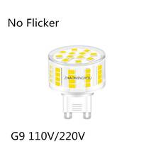 LED BULB Dimmable G9 110V 220V 10W 90LEDS SMD2835 No Flicker LED Light Lamp 900LM Chandelier Light Replace 100W Halogen Lighting 2024 - buy cheap