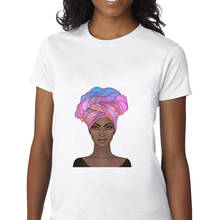Новинка 2020, модная женская футболка с меланином, женская одежда, красивая черная футболка для девочек, Женская Футболка harajuku с коротким рукавом, tumblr, футболки 2024 - купить недорого