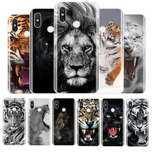 Animal tiger lion leopard TPU Soft Silicone Phone Case For Xiao MI 4 4S 5 6 5S Plus 5C 6X 8 Pro 8se 8Lite MAX3Pro 2024 - buy cheap