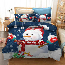 3d impresso capa de edredão designer animal gato cão natal jogo cama quarto bonito consolador conjunto tamanho da rainha para crianças 2024 - compre barato