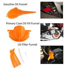 Primary Case Oil Fill Funnel Oil Filter Funnel Set For Harley Touring Road King Dyna Softail Fatboy XR Sportster XL 2024 - buy cheap