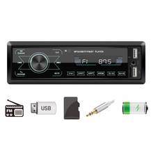 Reproductor de MP3 estéreo para coche, unidad principal de receptor de Radio FM, con USB Dual, manos libres, Bluetooth, AUX, para modificación de Control central automático, M10 2024 - compra barato