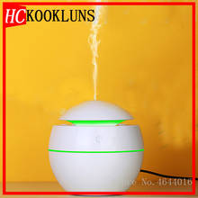 130ML Mini USB Ultrasonic Cool Mist Humidifier Aroma Essential Oil Diffuser Air Purifier 7 Color Change Light for Office 2024 - buy cheap