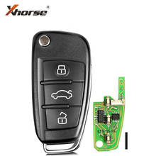 XHORSE VVDI2 Universal Remote Key For Audi A6L Q7 Type 3 Buttons XKA600EN Wire Remote Key 5pcs / lot 2024 - buy cheap