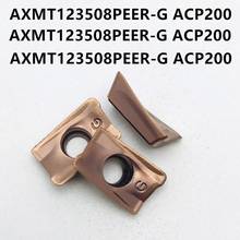 10PCS AXMT123508PEER-G ACP200 high quality metal internal turning tool CNC lathe tool AXMT 123508 carbide cutting tool insert 2024 - buy cheap