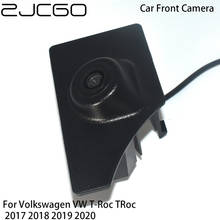 Автомобильный вид спереди парковка Логотип камера ночное видение положительный водонепроницаемый для Volkswagen VW T-Roc TRoc 2017 2018 2019 2020 2024 - купить недорого
