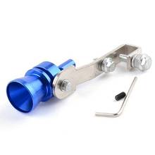 Universal Blue Car Turbo Sound Muffler Exhaust Pipe Blow Vale Simulator Whistle 2024 - buy cheap