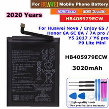 Аккумулятор для Huawei Nova / Enjoy 6S / Honor 6A 6C 8A / 7A pro / Y5 2017 / Y6 pro /P9 Lite Mini, 3020 мА · ч, HB405979ECW 2024 - купить недорого