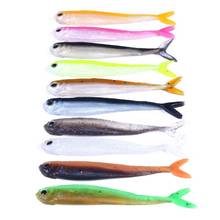 10PCS/lot Lure Wobblers Fishing Lure 10cm-5.3g Artificial Double Color Silicone Swimbait Vivid Pike Bass Lure Isca 2024 - buy cheap