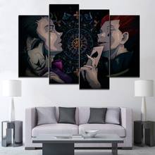 5 Pcs Animation Hunter x Hunter Hisoka Modular Poster Canvas HD Print Paintings Modern Wall Art Home Decor Living Room Pictures 2024 - buy cheap