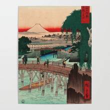 Modular Hd Prints Pictures Paintings Bridge Japan Home Decoration Canvas Vintage Ikkoku Poster Wall Art For Living Room Frame 2024 - buy cheap