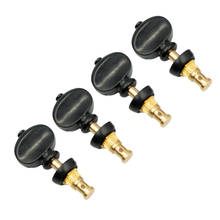 Ukulele Tuning Pegs Machine Heads Tuners Keys Guitar Parts Black Friction 2024 - buy cheap